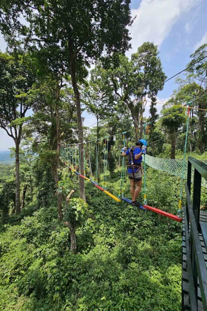 Zipline in Coorg